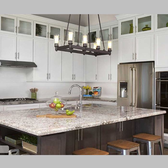 Bianco Antico Kitchen Island
