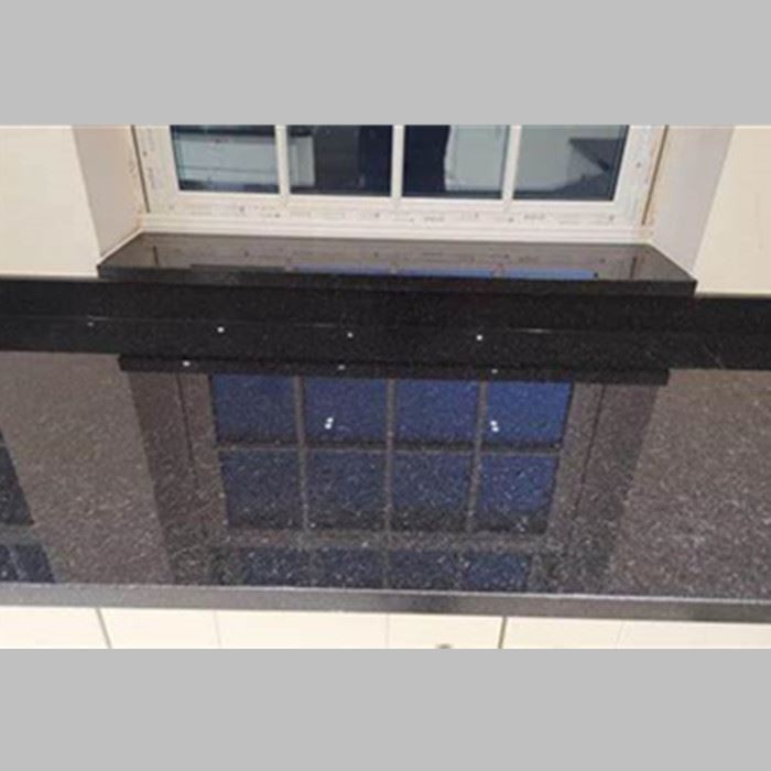 Black granite table