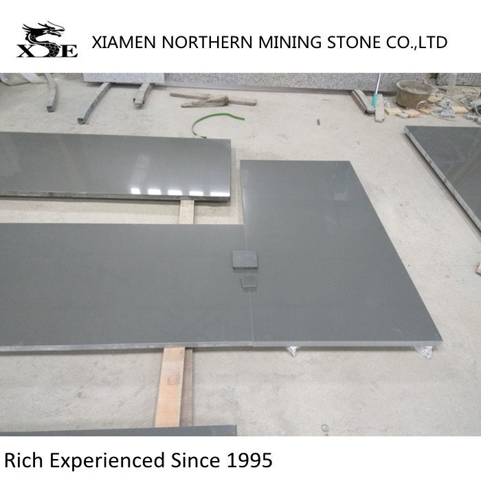 Grey Quartz Dining Table Top