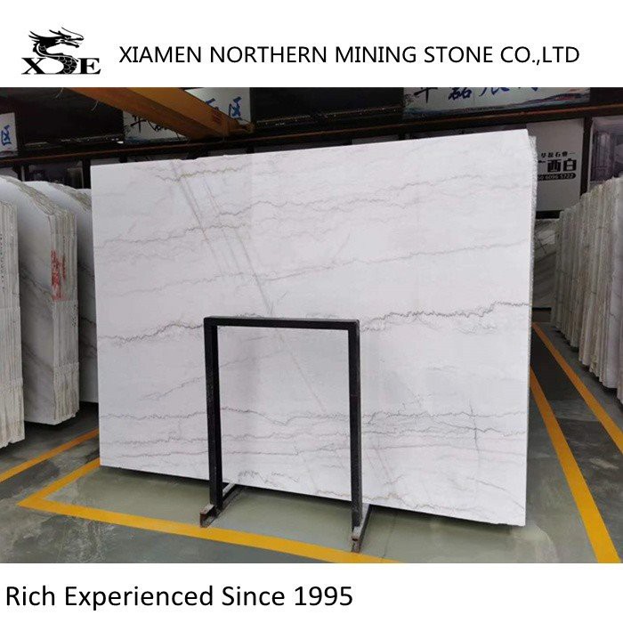 China Bianco White Marble Slab