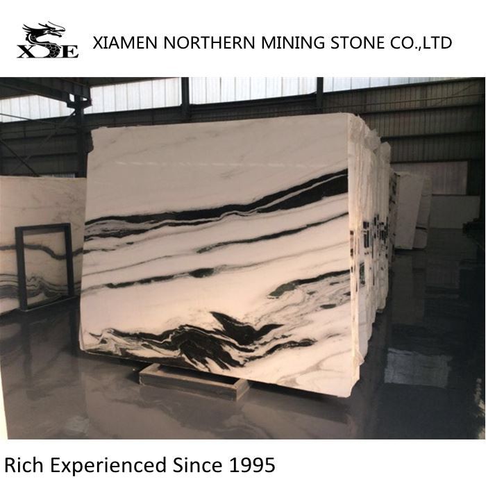 Panda White Marble slabs