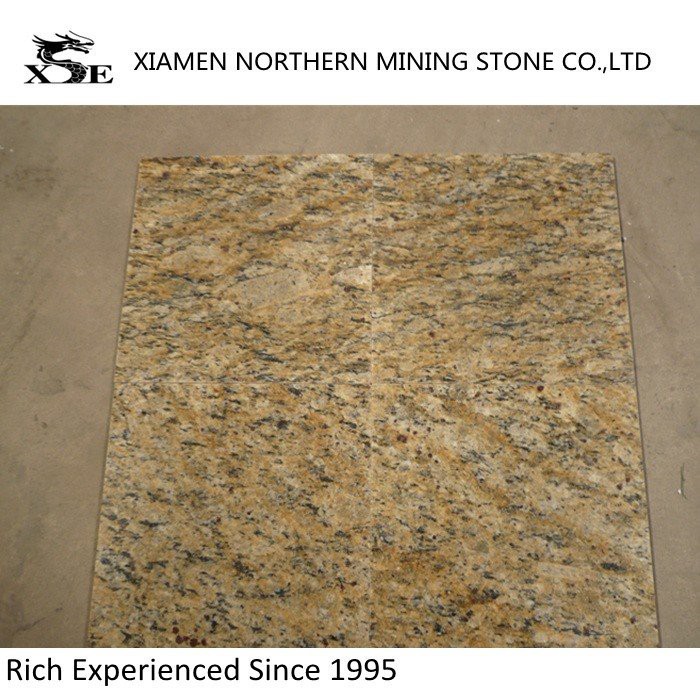 Santa Cecilia Dark Yellow Granite for project