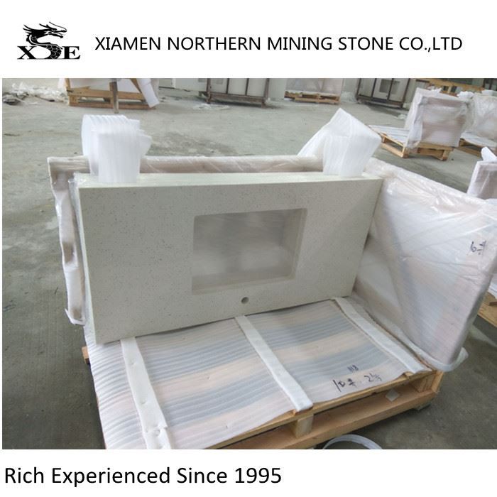 Solid White Quartz Countertops Supplier