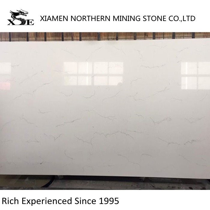 White Carrara Quartz Polished