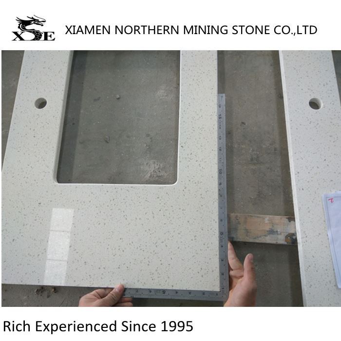 White Jade Quartz Countertops project