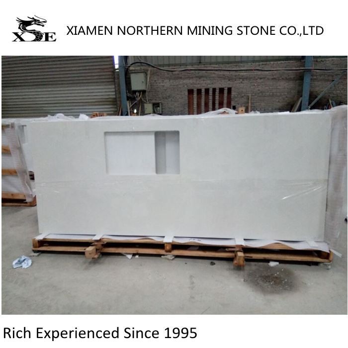 Pure White Quartz Countertops