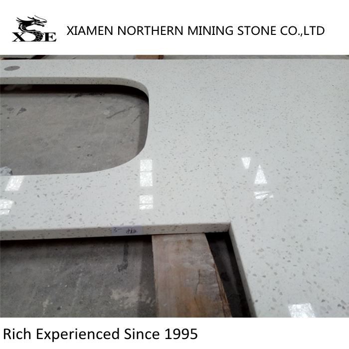 White Color Quartz Countertop