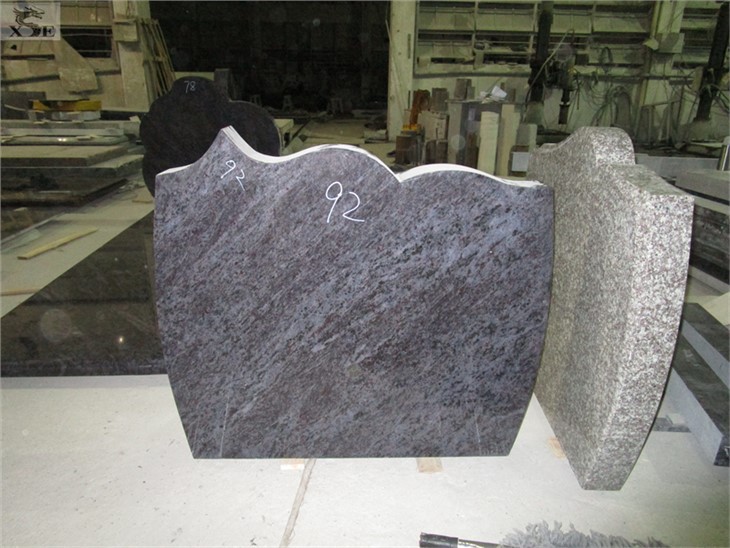 Bahama Blue Granite Headstone