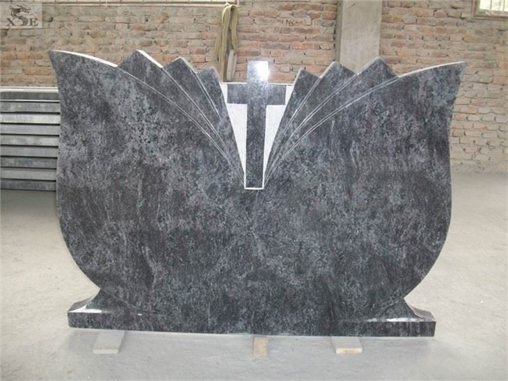bahama blue granite headstone for sale