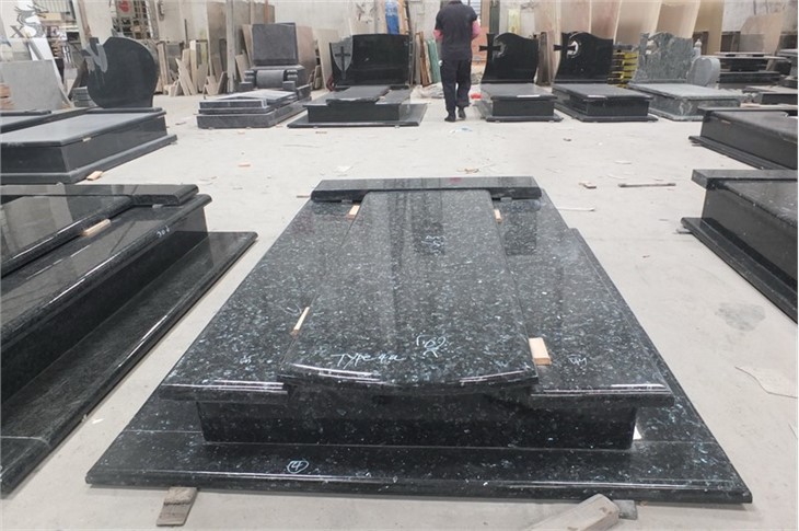 blue pearl granite headstone cost