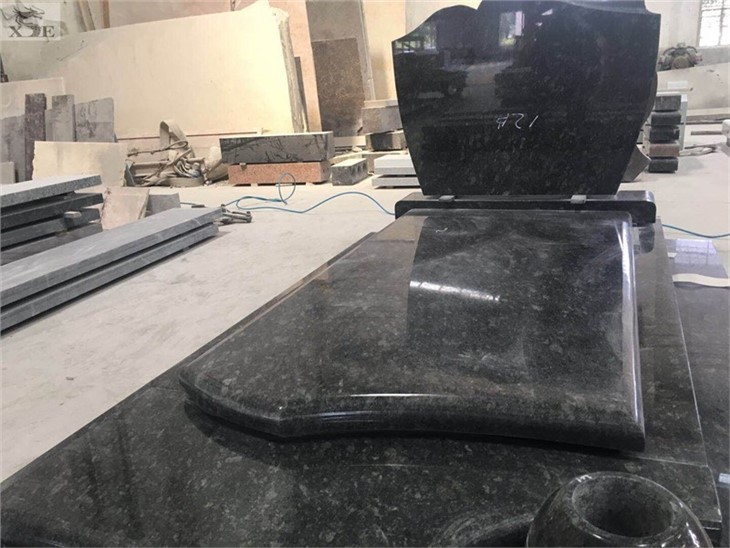 blue pearl granite headstone