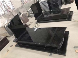 Angola Black Granite Tombstones