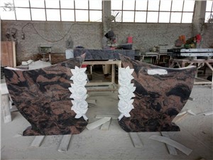 Indian Granite Aurora Paradiso Granite Tombstone