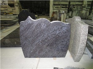 Bahama Blue Granite Headstone