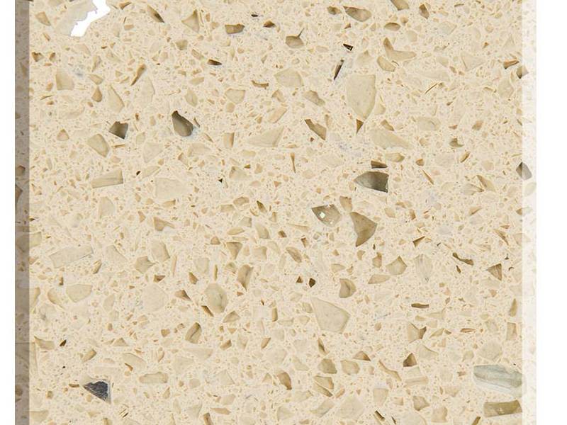 Beige Quartz Slab