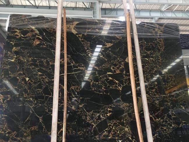 Black And Gold Marble Slabs factory