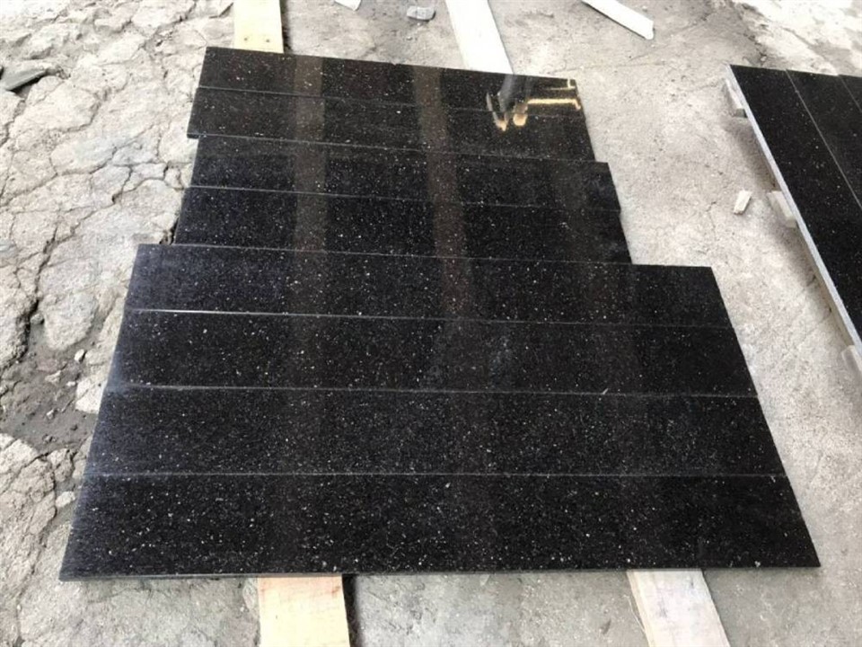 Black Galaxy Granite Skirting
