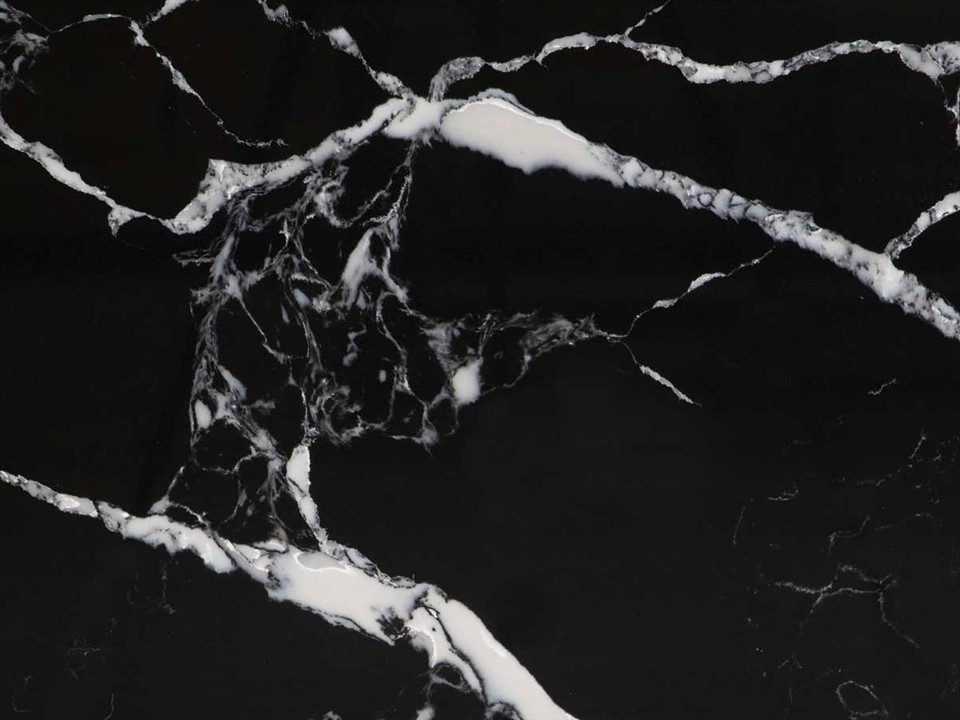 Black Quartz Stone Slab Factory