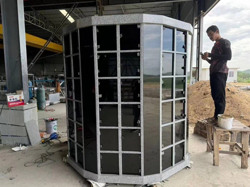 Cambodia GreyBlack Columbarium made in Combodia Supplier