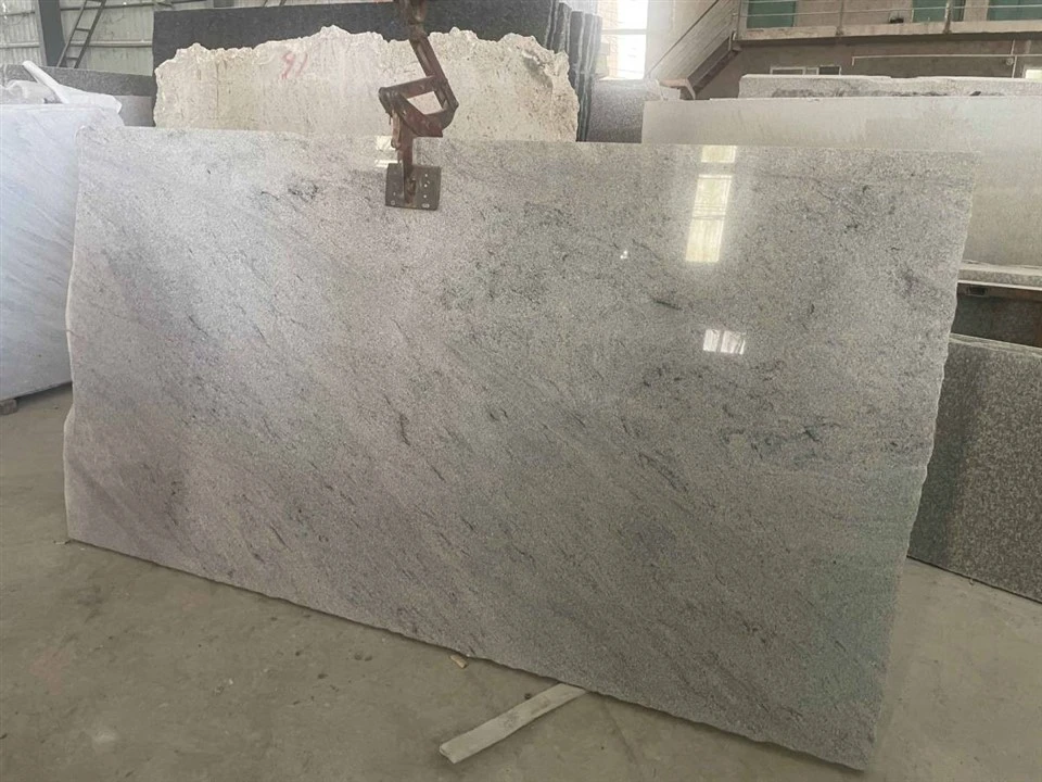 Chinese Viscount White Granite Slabs for sale