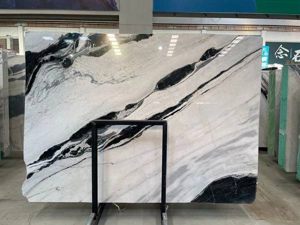 Panda Grey Marble Slab