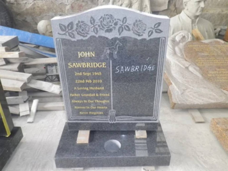 G654 Granite Tombstone factory