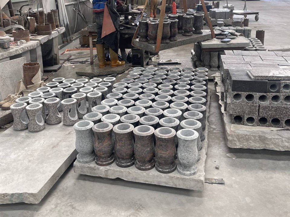 Gravestone vase for sale