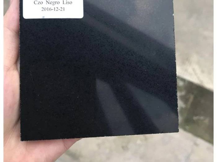 20mm High Density Black Big Quartz Countertop Slab