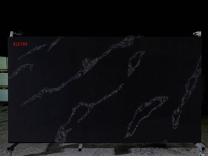 Brazilian Black Quartz Slabs