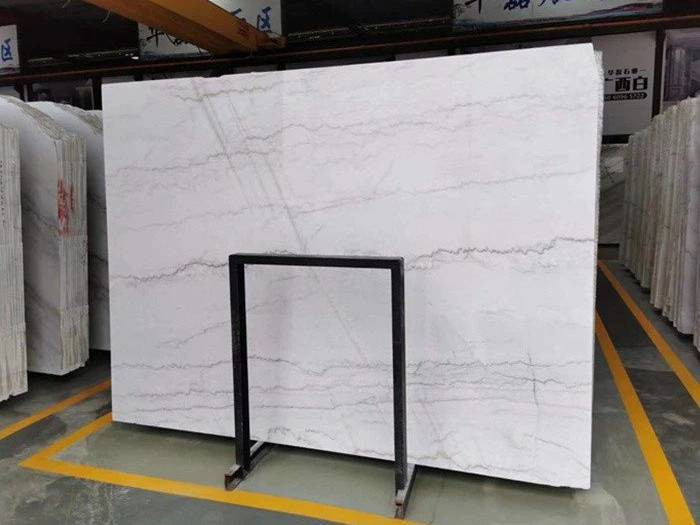 China Bianco White Marble Slab