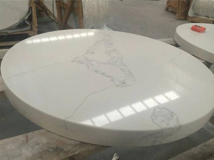 White Calacatta Quartz Countertops