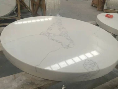 White Calacatta Quartz Countertops