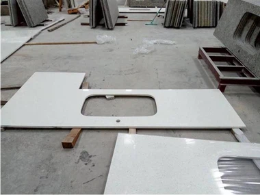 White Sparkle Quartz Countertop