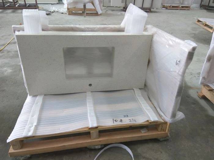 Solid White Quartz Packing