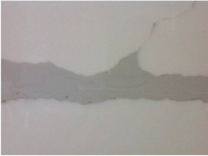 White Calacatta Quartz Sample