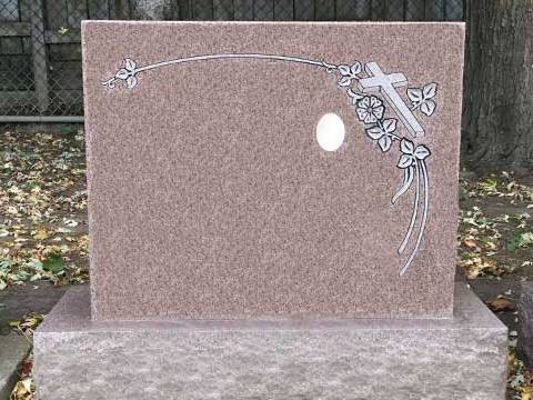 pink granite tombstones Factory