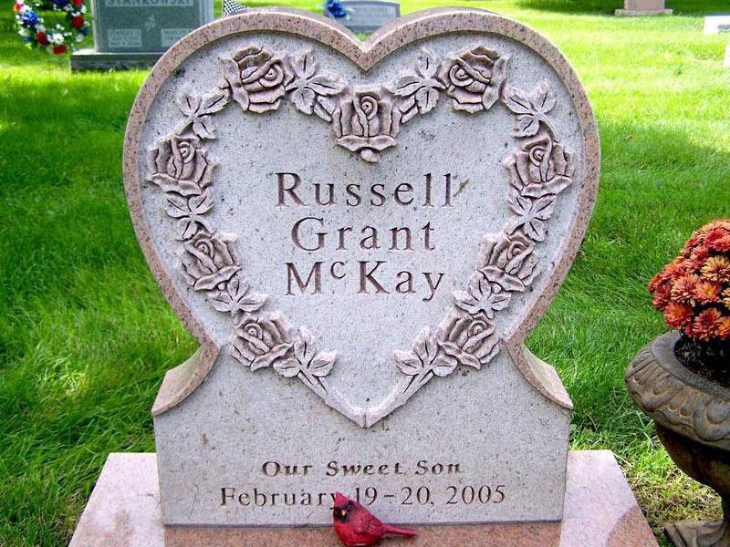 pink granite tombstones