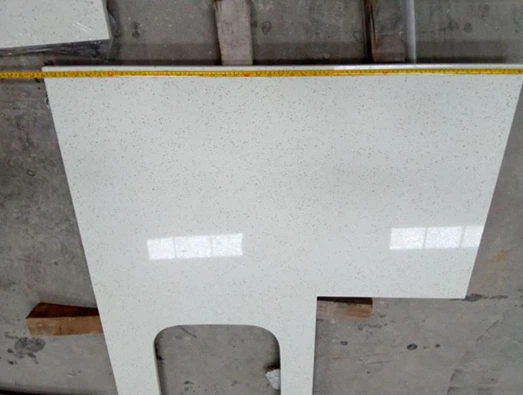 White Sparkle Quartz Kitchen Worktop White Sparkle Quartz Kitchen Worktop