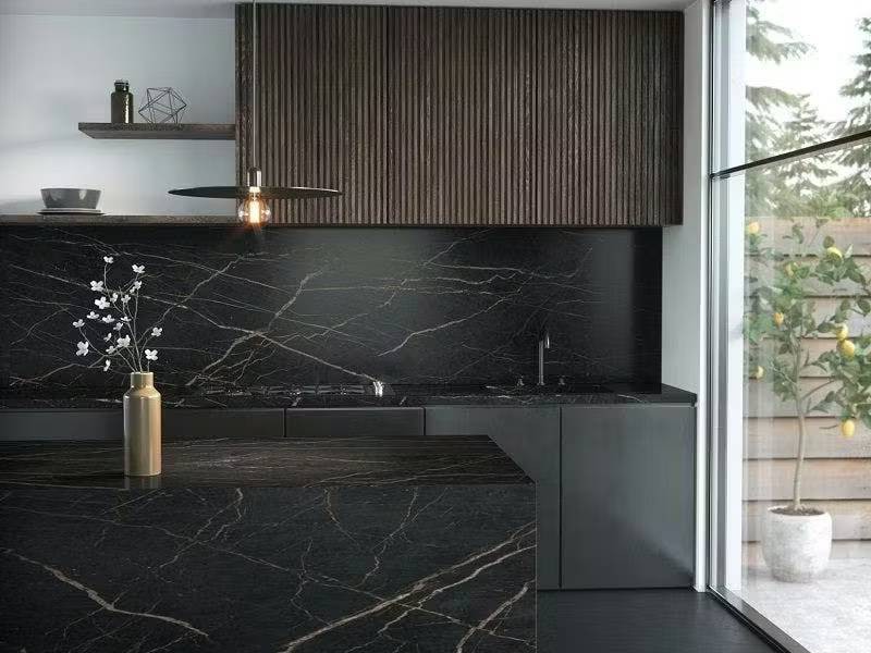 black quartz kitchen countertops Factory black quartz kitchen countertops Factory