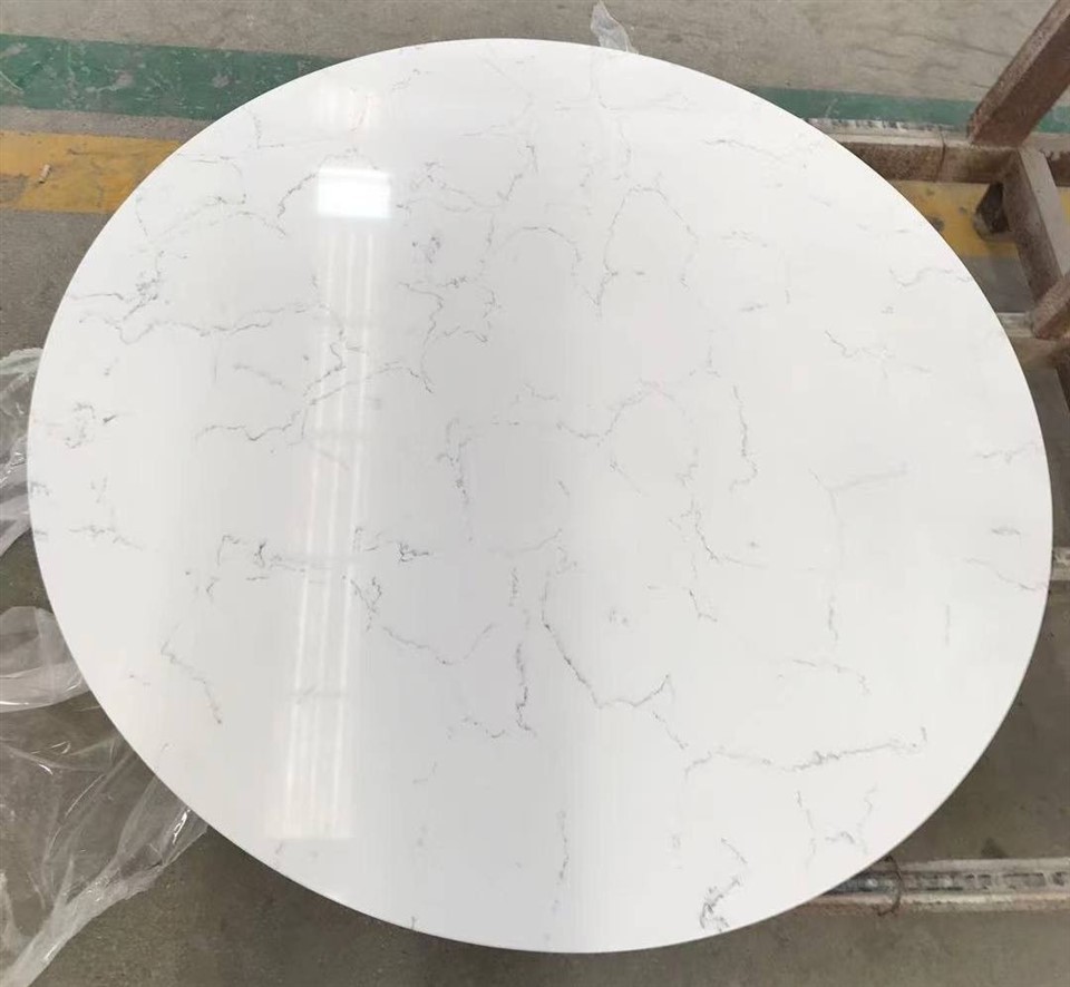 oem Round quartz stone panel