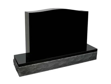 Black Granite Tombstone