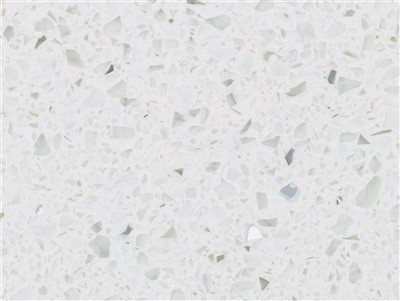 Sparkling White Quartz Slab