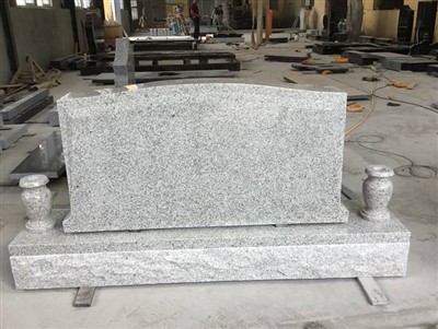 White Granite Tombstones