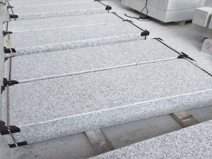 White Granite For Stair Treads